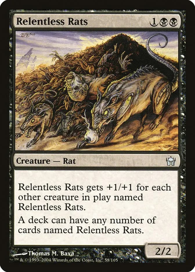Card image of Relentless Rats
