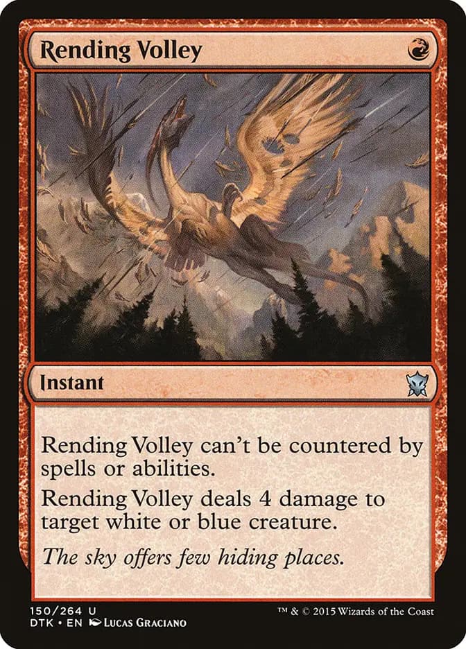 Card image of Rending Volley