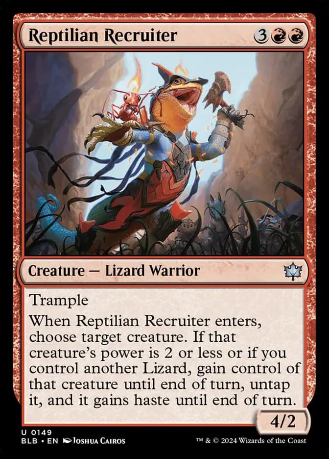 Card image of Reptilian Recruiter