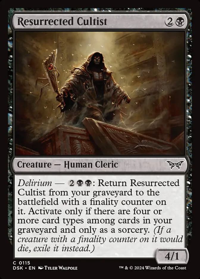Card image of Resurrected Cultist