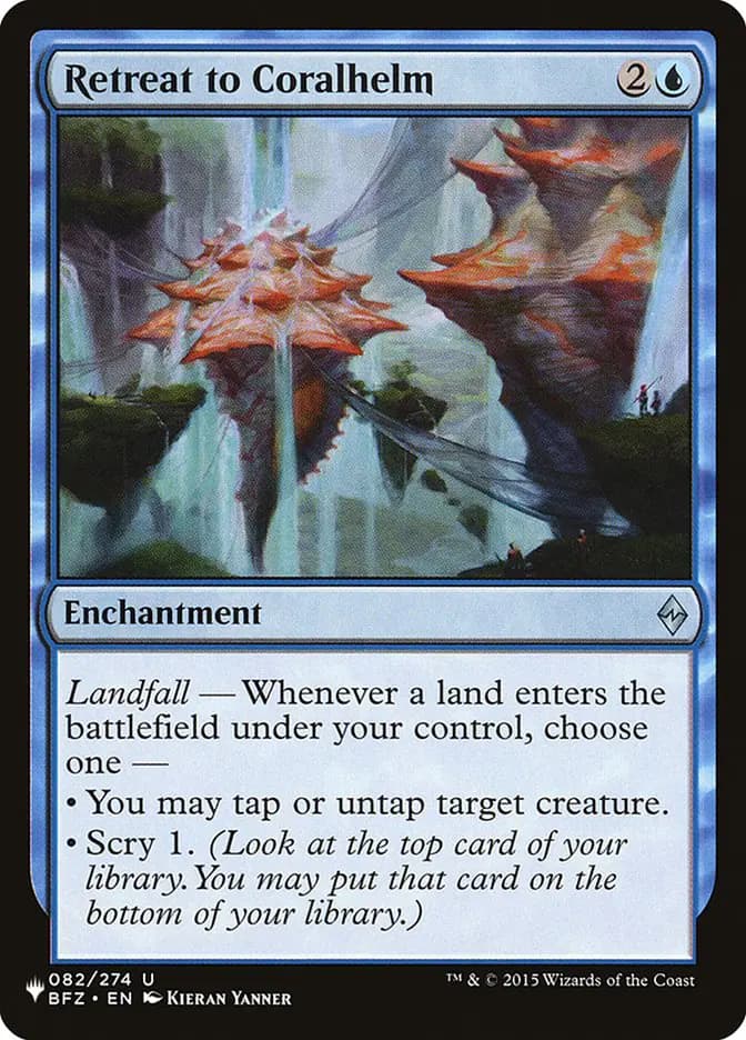 Card image of Retreat to Coralhelm