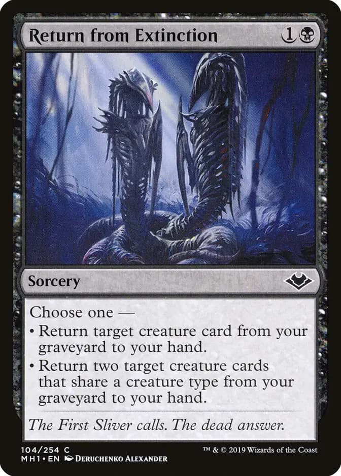 Card image of Return from Extinction