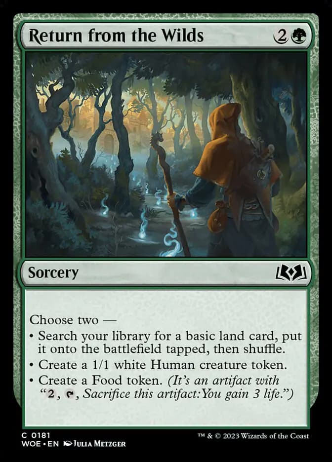 Card image of Return from the Wilds
