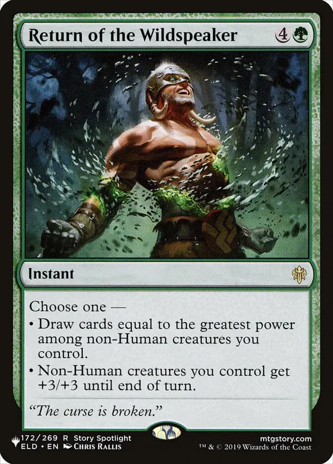 Card image of Return of the Wildspeaker