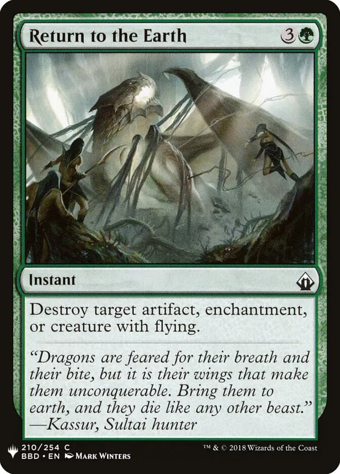 Card image of Return to the Earth