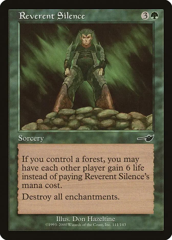 Card image of Reverent Silence