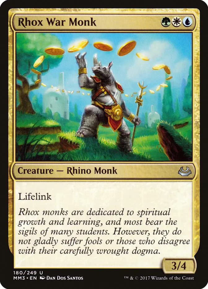 Card image of Rhox War Monk