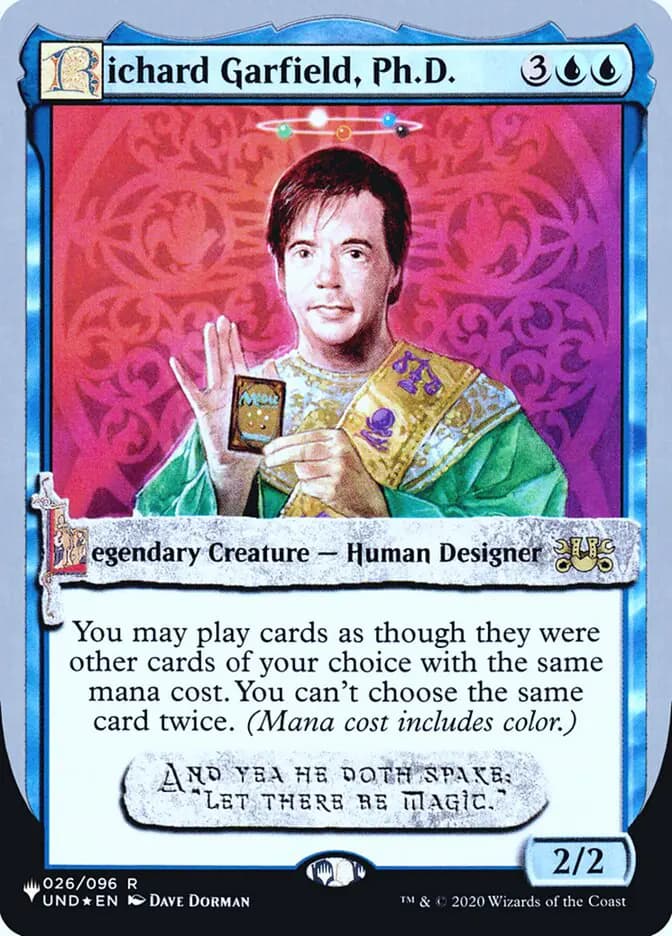 Card image of Richard Garfield, Ph.D.