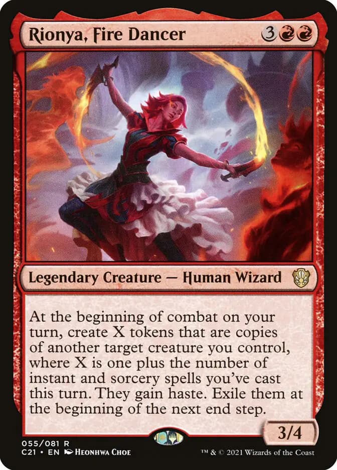 Card image of Rionya, Fire Dancer