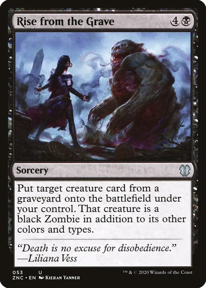 Card image of Rise from the Grave