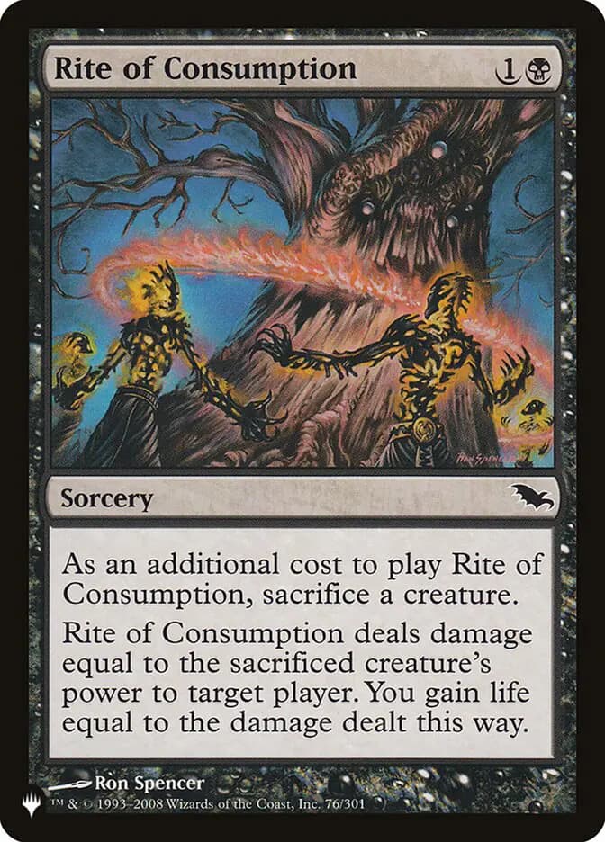 Card image of Rite of Consumption