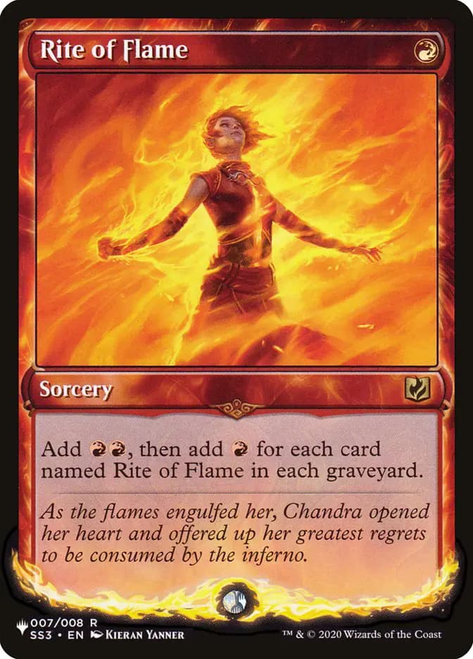 Card image of Rite of Flame