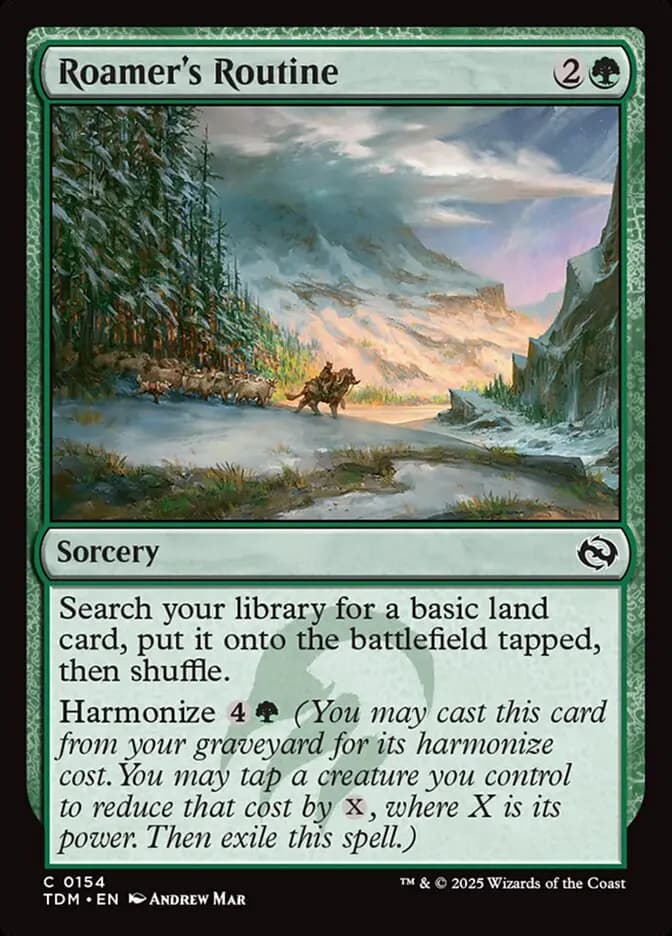 Card image of Roamer's Routine