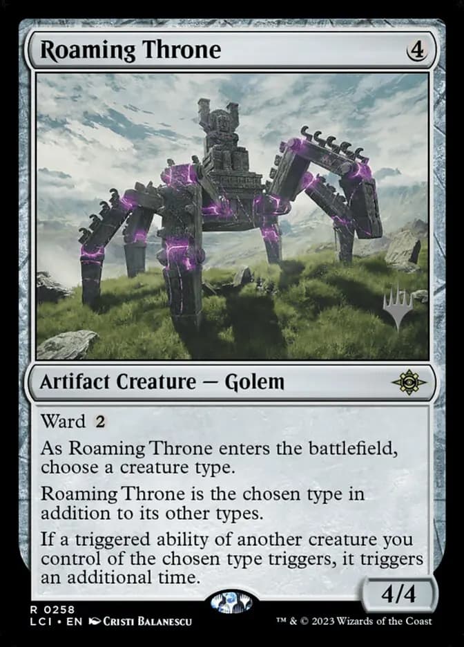 Card image of Roaming Throne