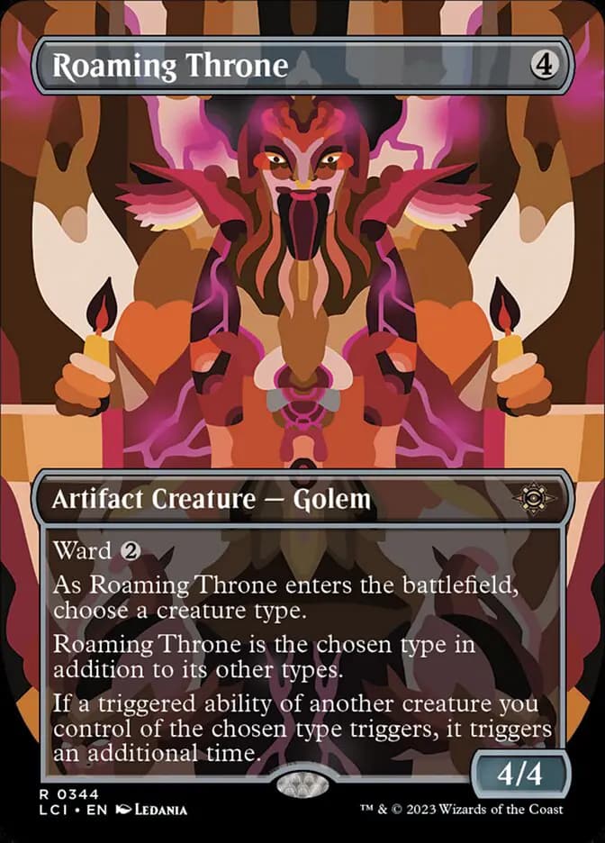 Card image of Roaming Throne