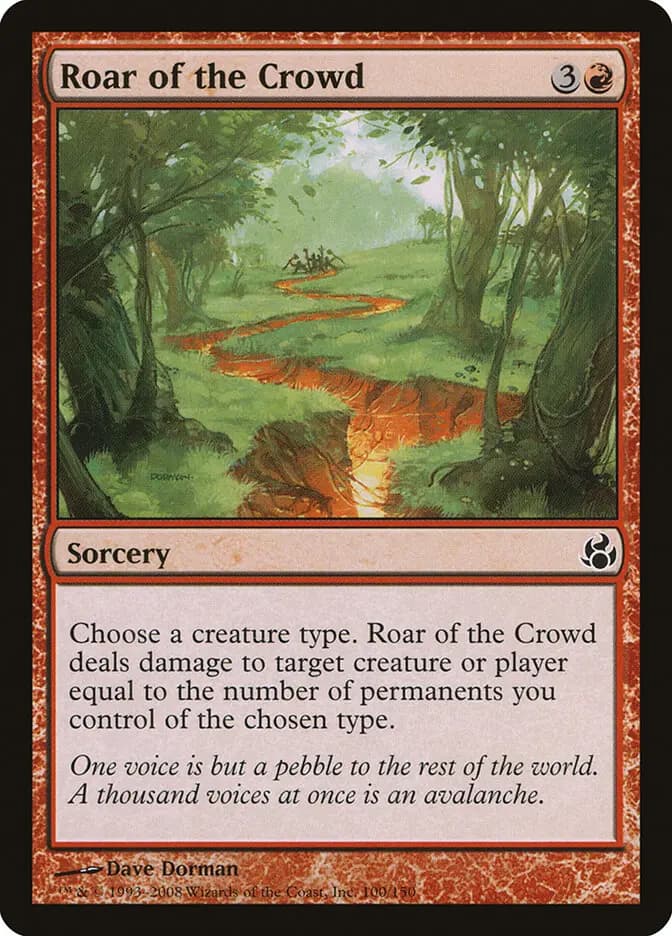 Card image of Roar of the Crowd