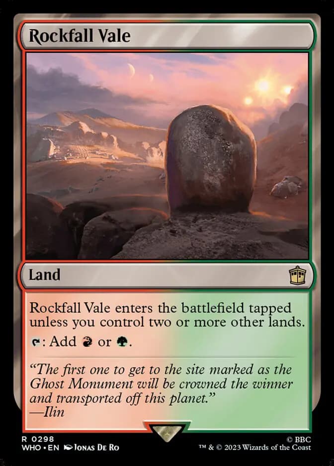 Card image of Rockfall Vale