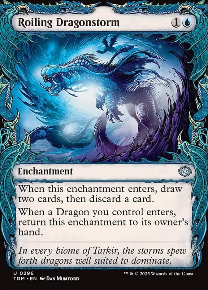 Card image of Roiling Dragonstorm