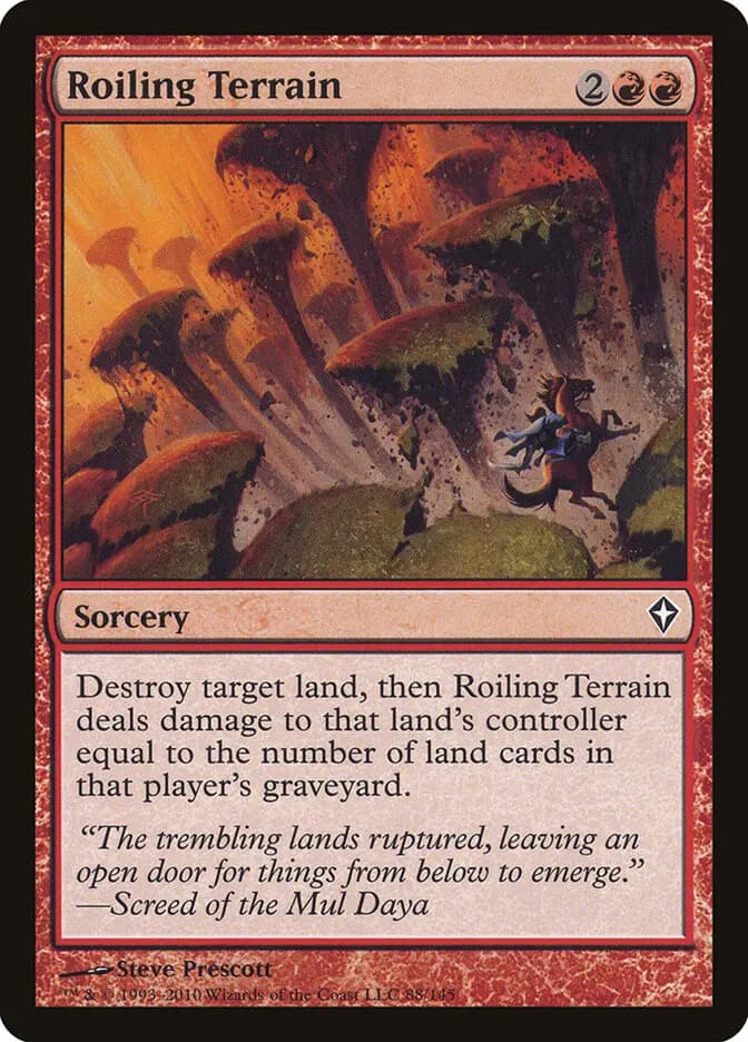 Card image of Roiling Terrain