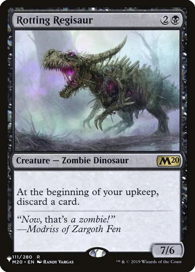 Card image of Rotting Regisaur