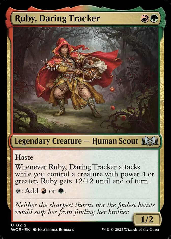 Card image of Ruby, Daring Tracker