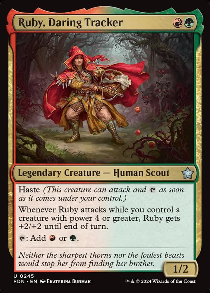 Card image of Ruby, Daring Tracker