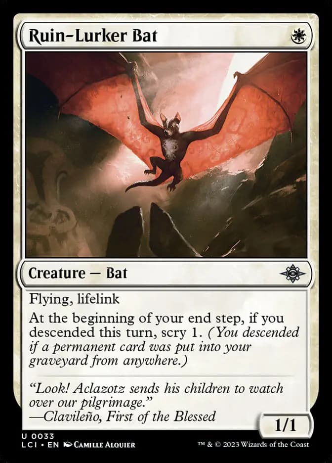 Card image of Ruin-Lurker Bat