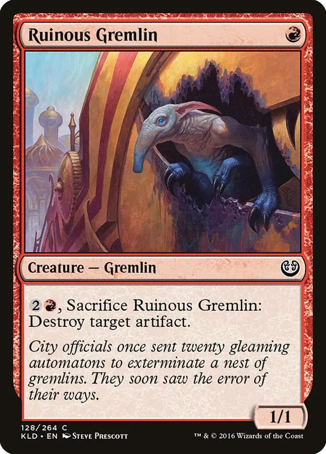 Card image of Ruinous Gremlin