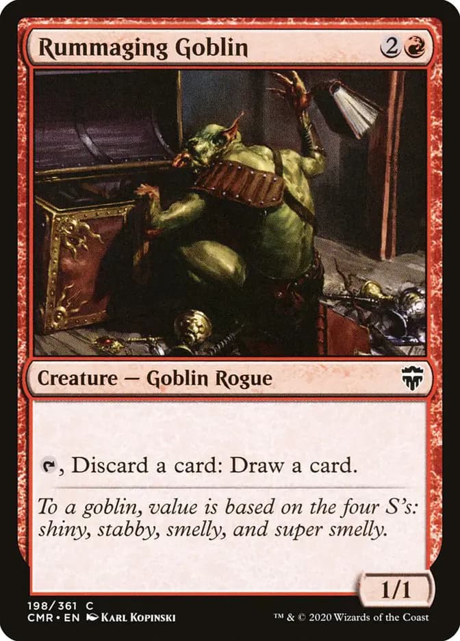 Card image of Rummaging Goblin