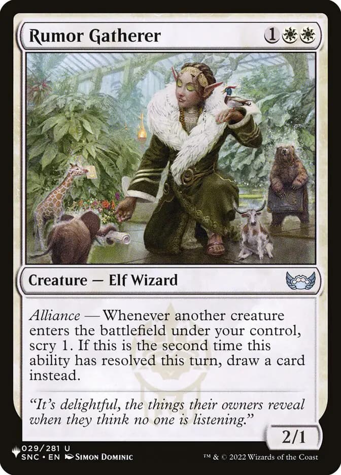 Card image of Rumor Gatherer