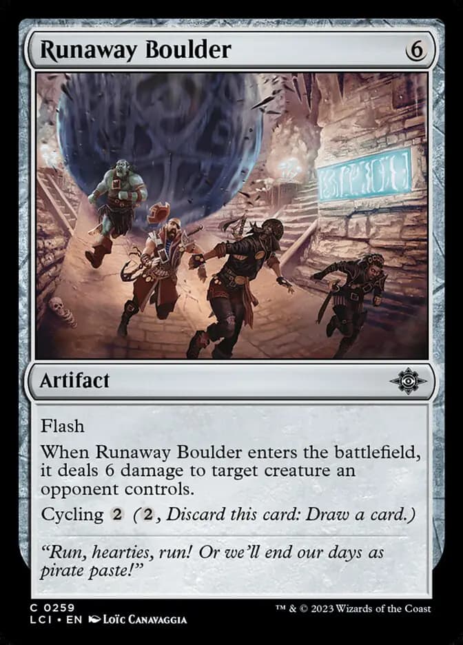 Card image of Runaway Boulder