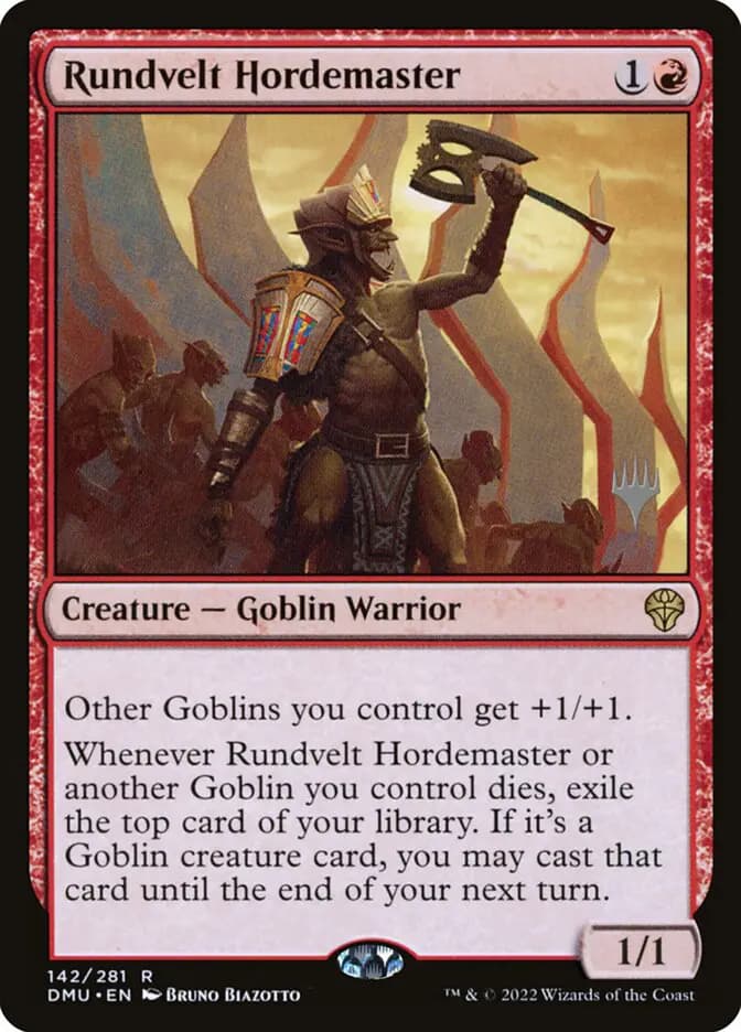 Card image of Rundvelt Hordemaster