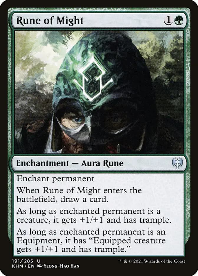 Card image of Rune of Might