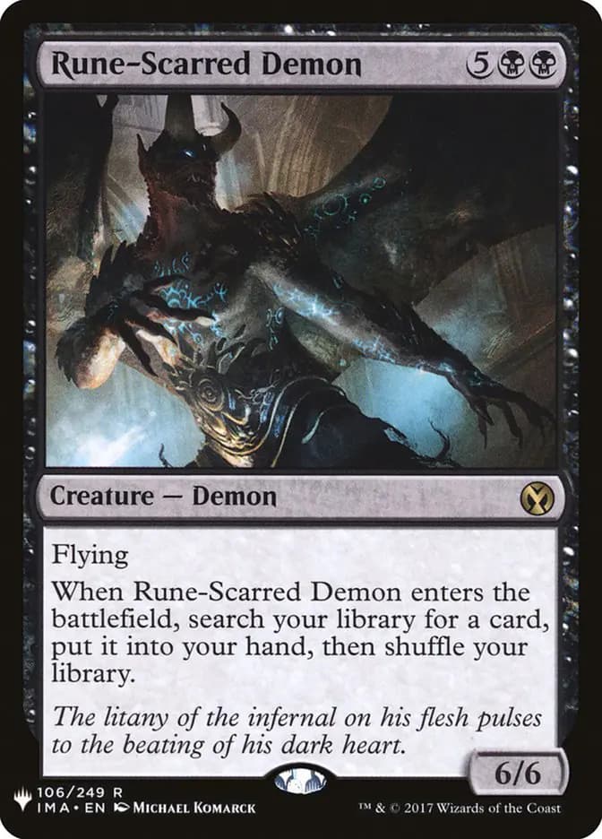 Card image of Rune-Scarred Demon