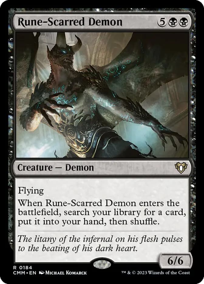 Card image of Rune-Scarred Demon