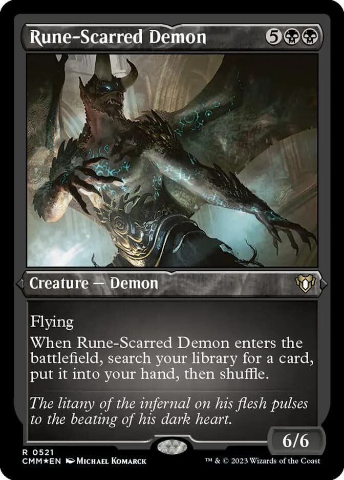 Card image of Rune-Scarred Demon