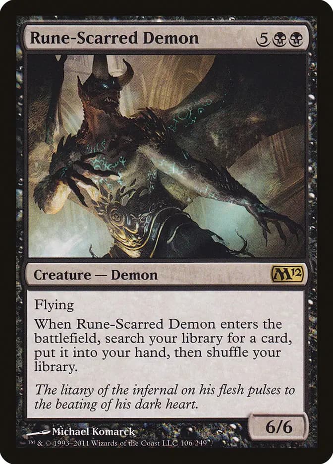 Card image of Rune-Scarred Demon