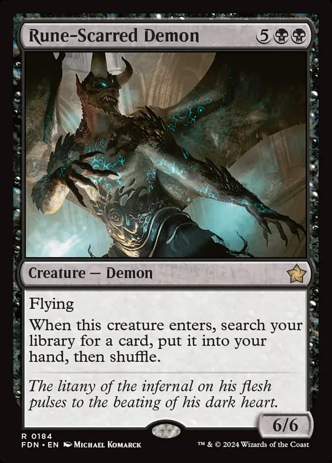 Card image of Rune-Scarred Demon