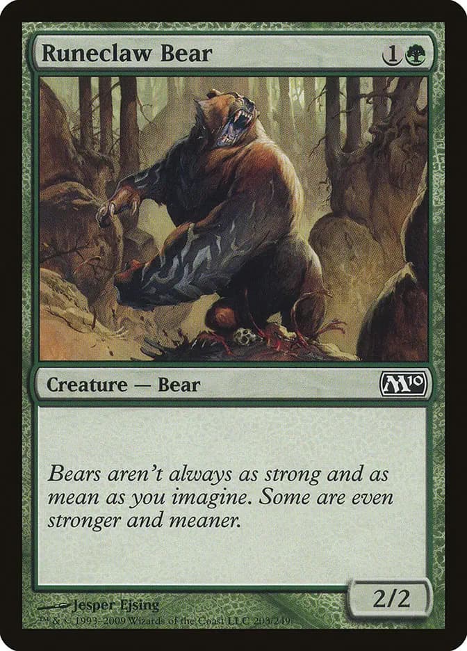 Card image of Runeclaw Bear