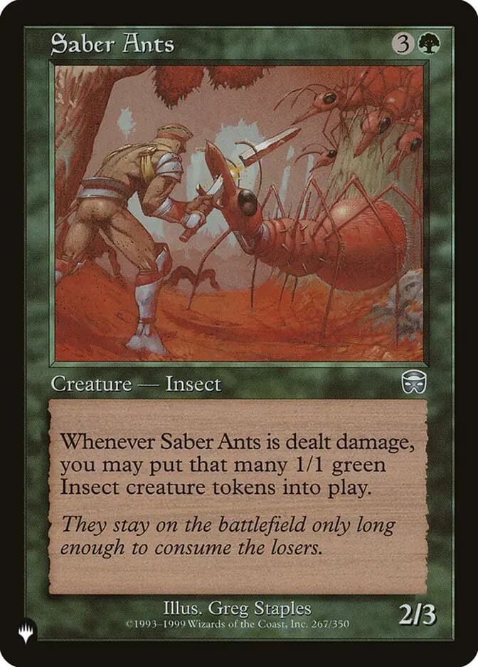 Card image of Saber Ants