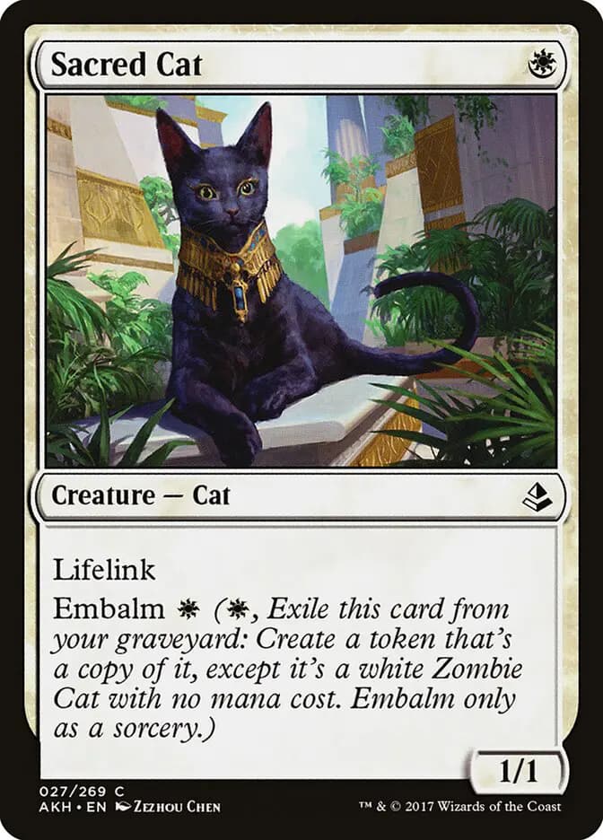Card image of Sacred Cat