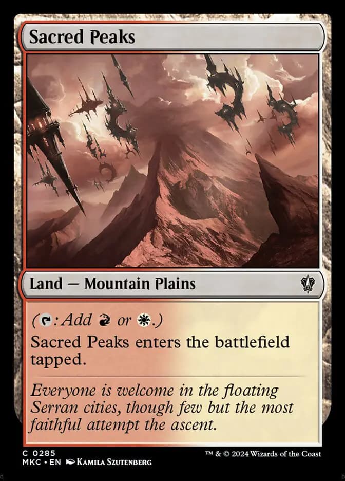 Card image of Sacred Peaks
