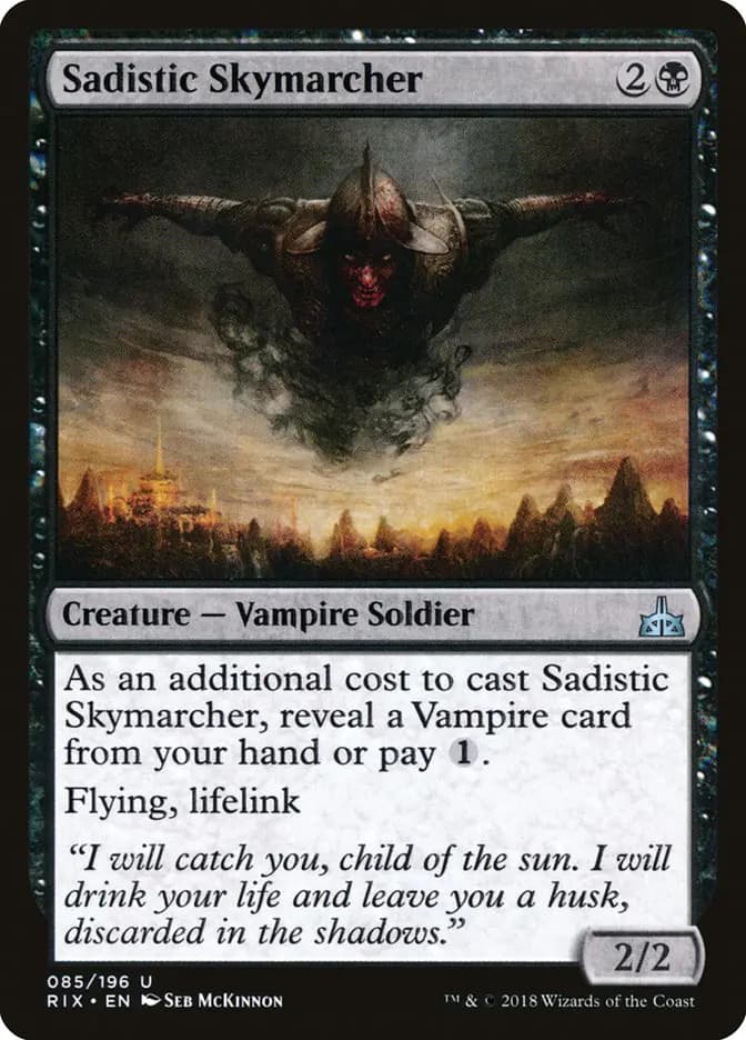 Card image of Sadistic Skymarcher