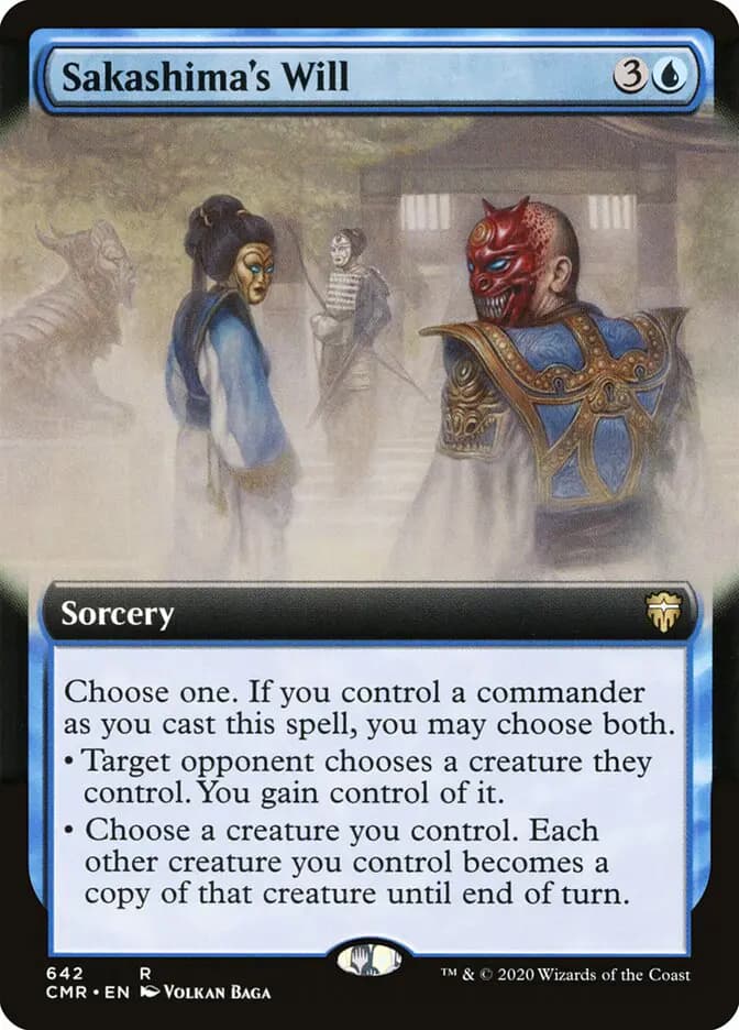 Card image of Sakashima's Will