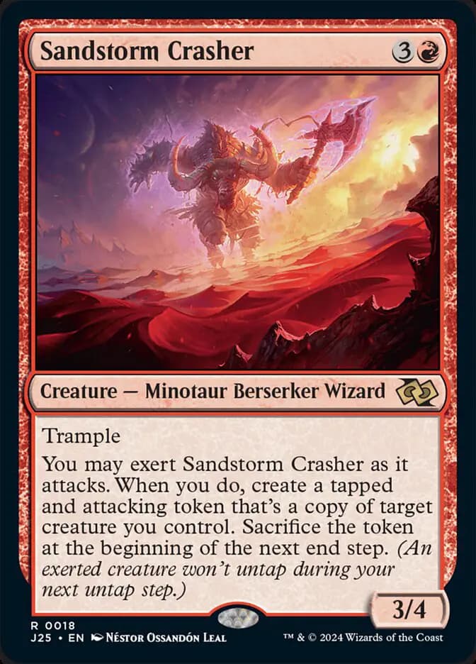 Card image of Sandstorm Crasher