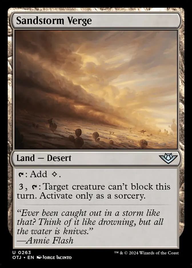 Card image of Sandstorm Verge