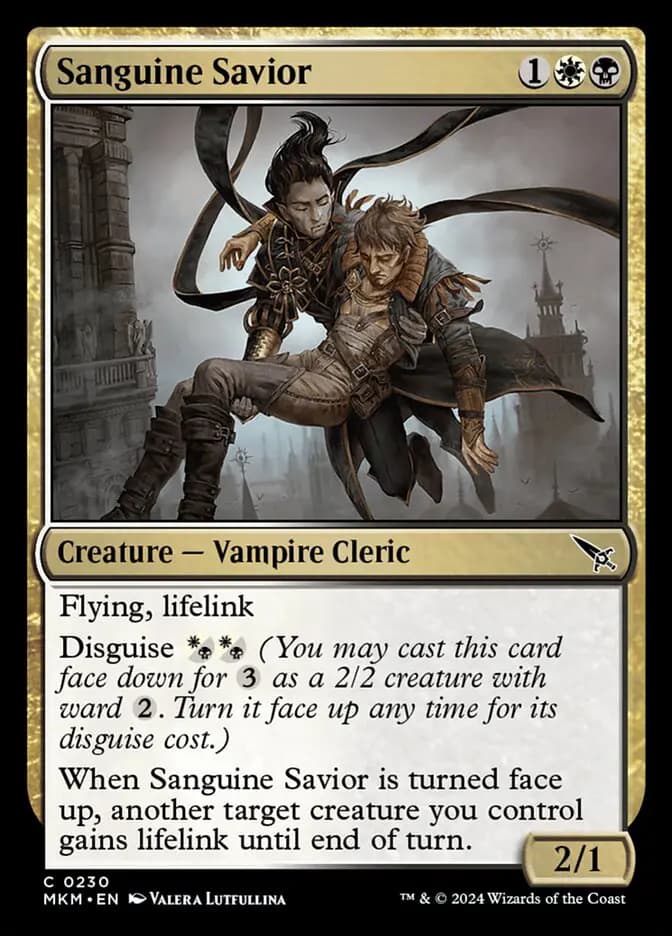 Card image of Sanguine Savior