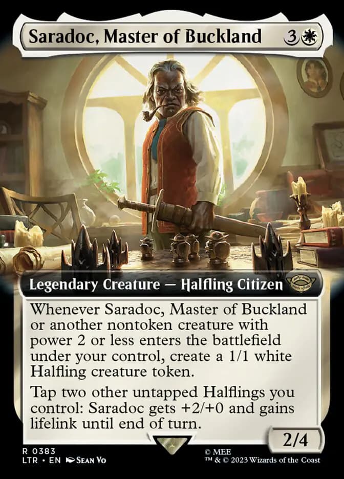 Card image of Saradoc, Master of Buckland