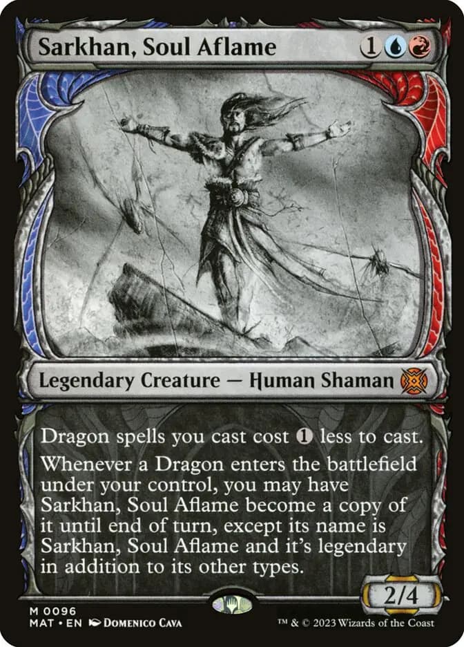 Card image of Sarkhan, Soul Aflame