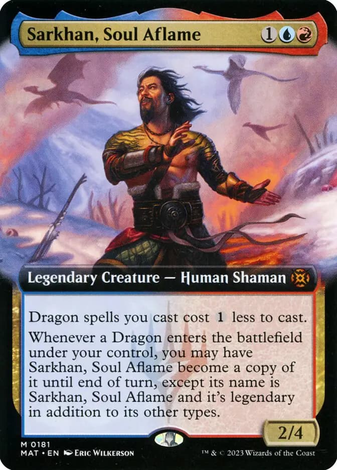 Card image of Sarkhan, Soul Aflame